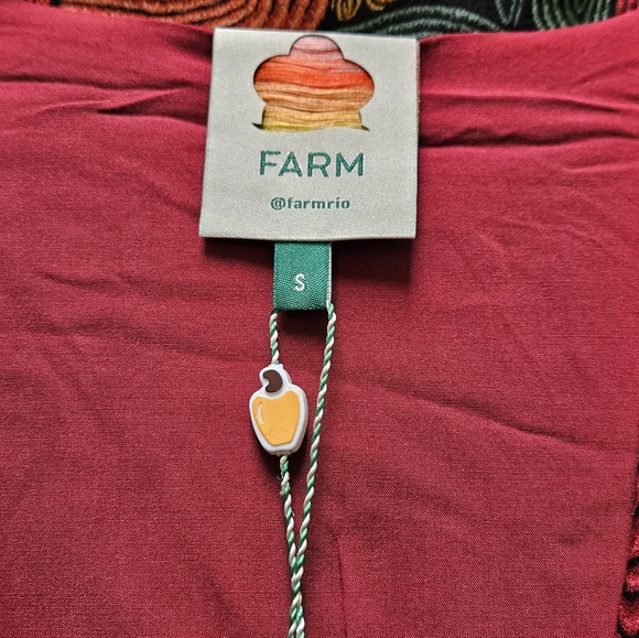 Farm Rio Black Stitched Flowers Maxi Dress - Picture 7 of 16